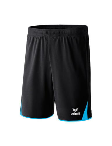 ERIMA CLASSIC 5-C Shorts schwarz/curacao – Vorderansicht