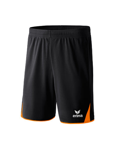 ERIMA CLASSIC 5-C Shorts schwarz/orange – Vorderansicht