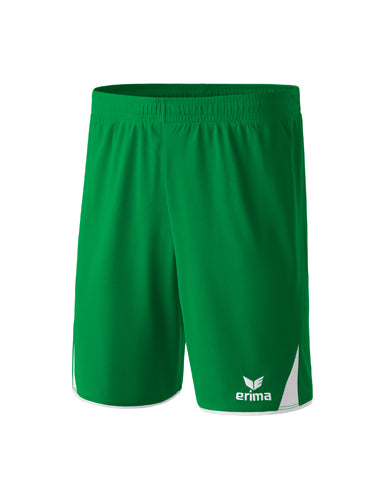 ERIMA CLASSIC 5-C Shorts smaragd/weiß – Vorderansicht