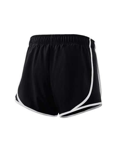 ERIMA PERFORMANCE Shorts with inner Slip schwarz/weiß – Rückansicht