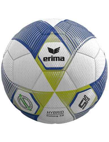 ERIMA HYBRID Training 2.0 metallic blue/silver/lime – Vorderansicht