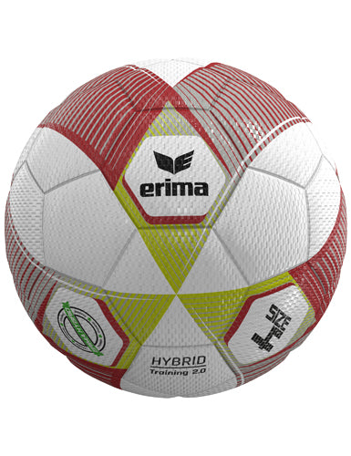 ERIMA HYBRID Training 2.0 metallic red/silver/lime – Vorderansicht