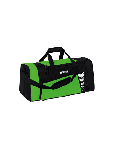 ERIMA SIX WINGS Sporttasche green/schwarz – Vorderansicht