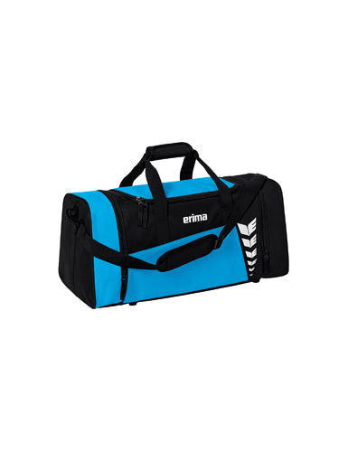 ERIMA SIX WINGS Sporttasche curacao/schwarz – Vorderansicht