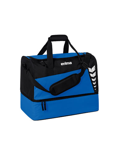 ERIMA SIX WINGS Sporttasche mit Bodenfach new royal/schwarz – Vorderansicht