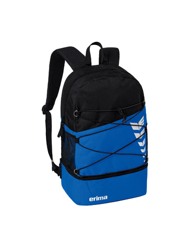 ERIMA SIX WINGS Rucksack new royal/schwarz – Vorderansicht