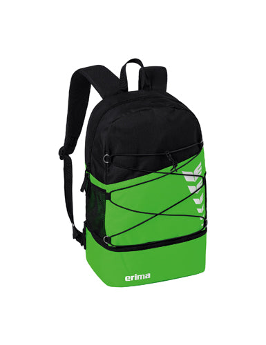 ERIMA SIX WINGS Rucksack green/schwarz – Vorderansicht