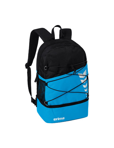 ERIMA SIX WINGS Rucksack curacao/schwarz – Vorderansicht