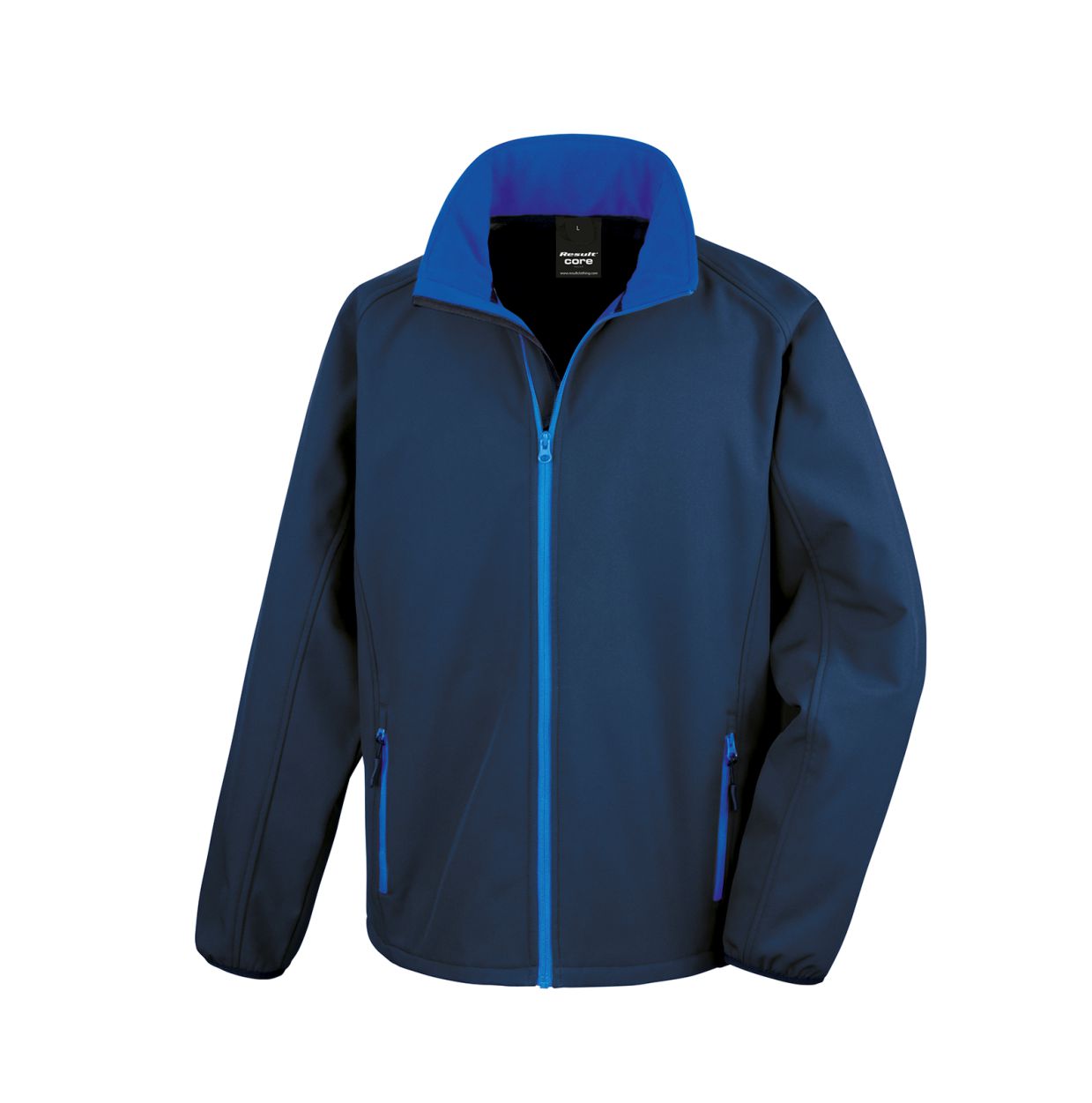 Softshelljacke Core Result Navy/Blue Vorderseite