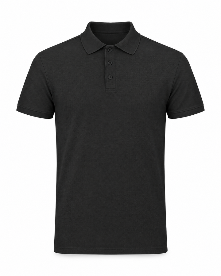 Polo Roly Star schwarz – Vorderseite