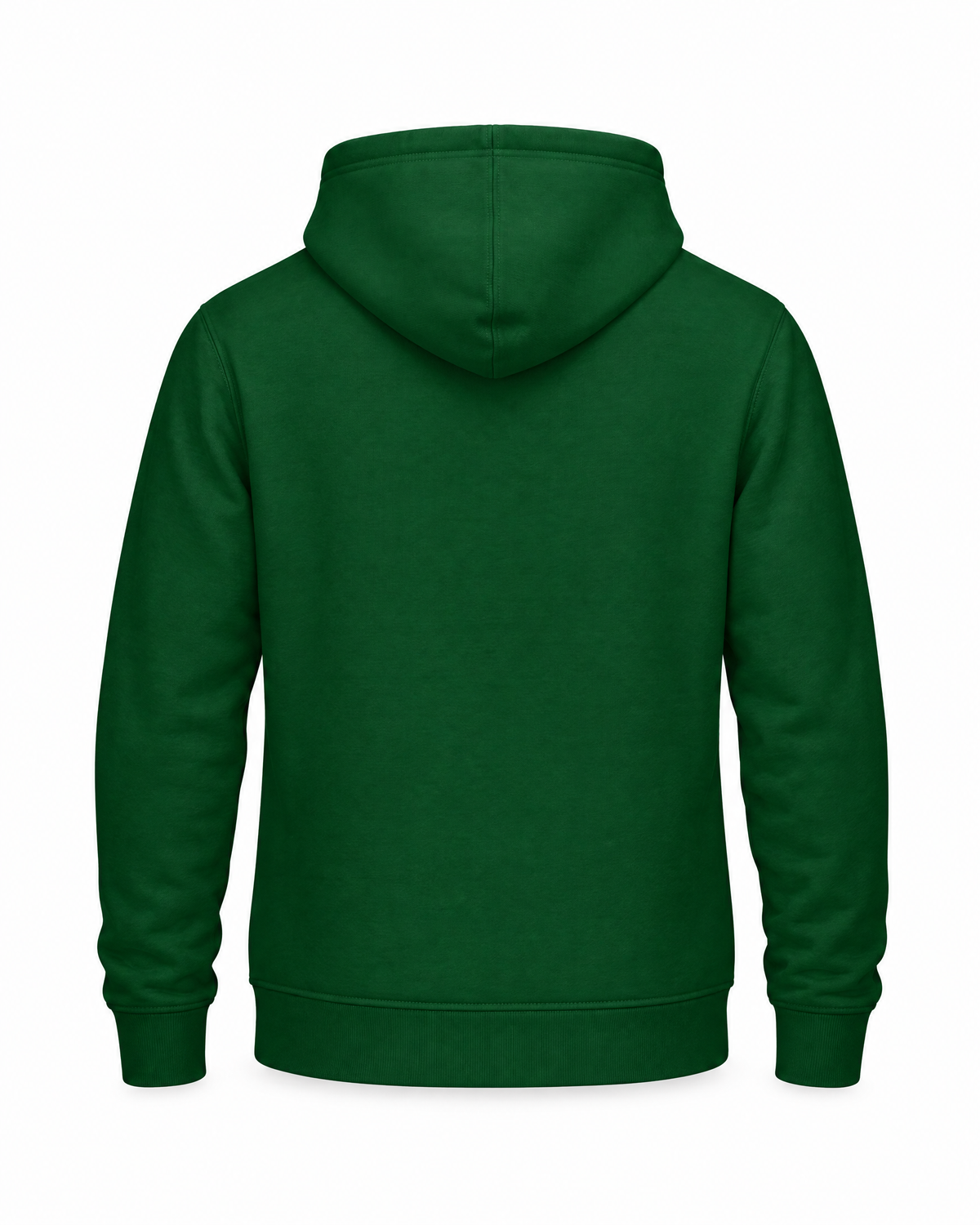 Hoodie Authentic Russell Bottle Green – Rückansicht