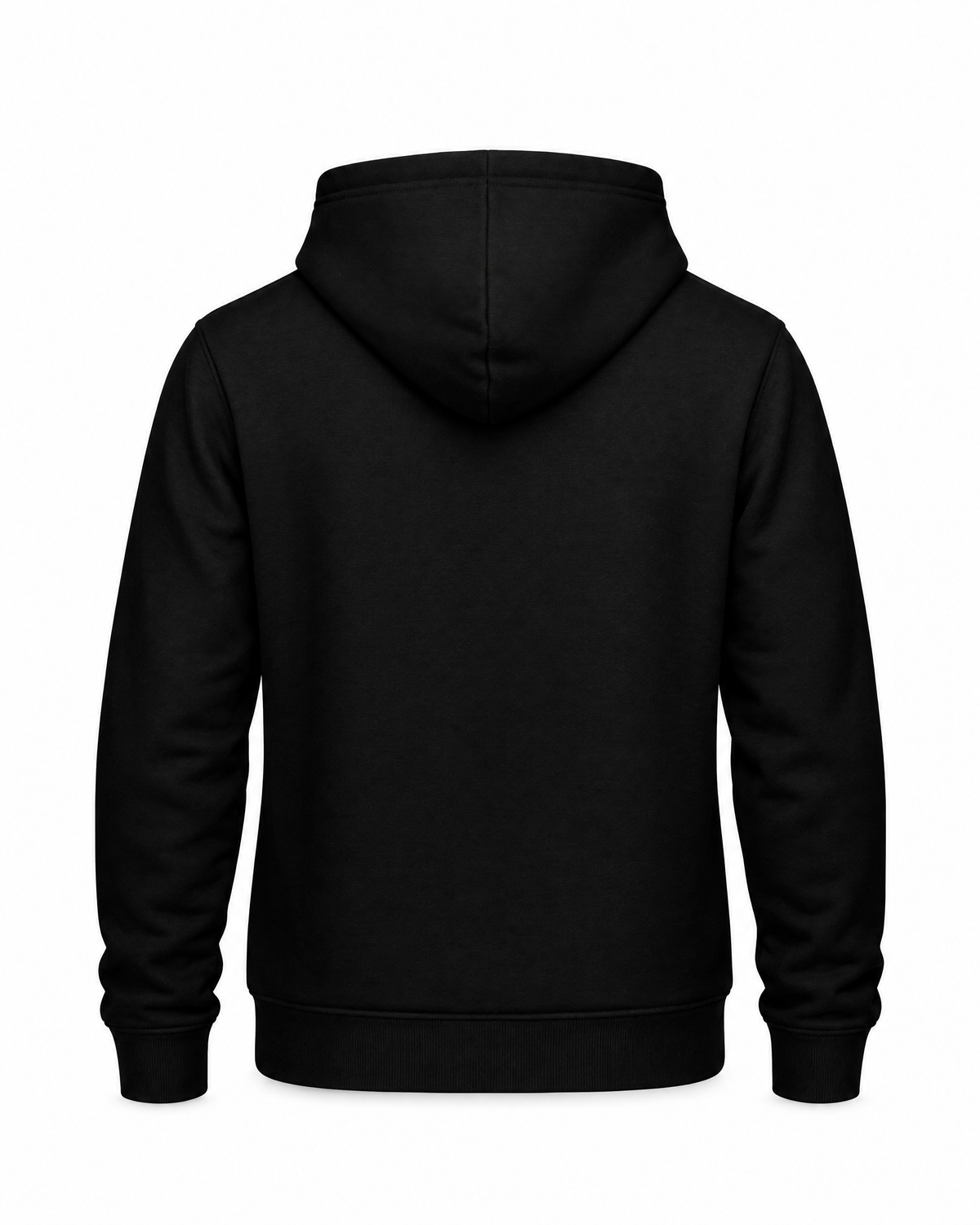 Hoodie Authentic Russell schwarz – Rückansicht