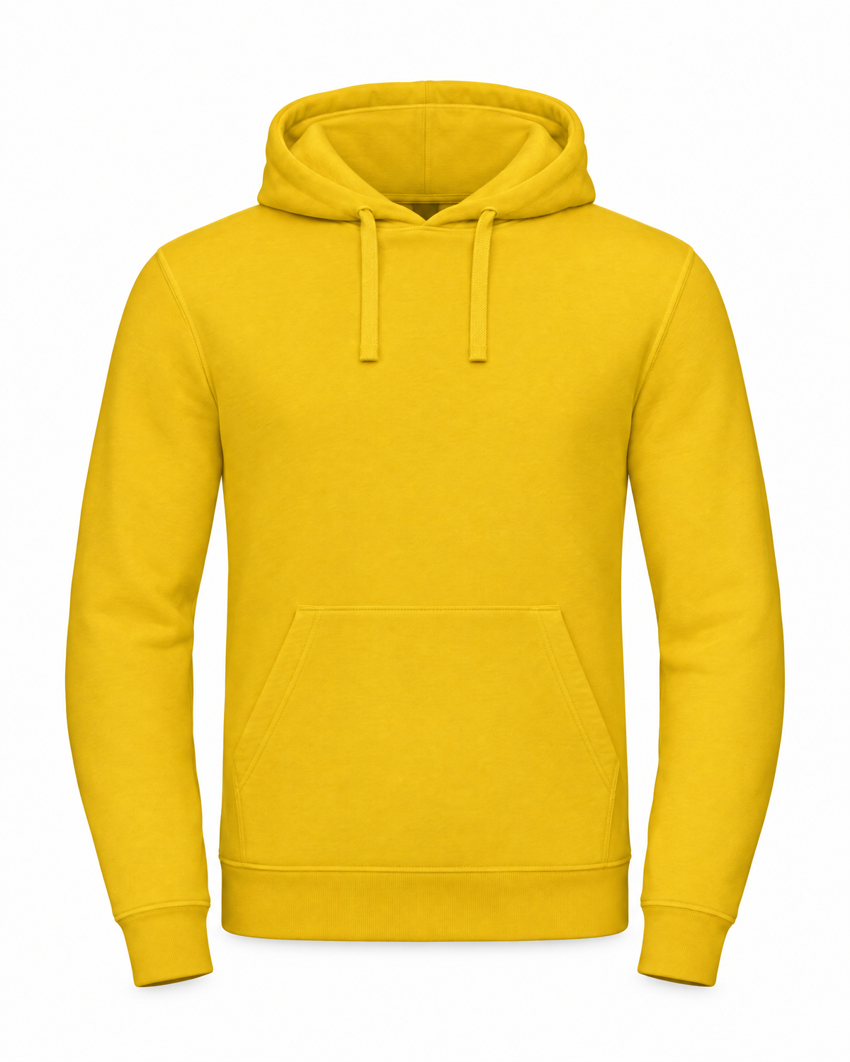 Hoodie Authentic Russell Mustard Yellow – Vorderansicht