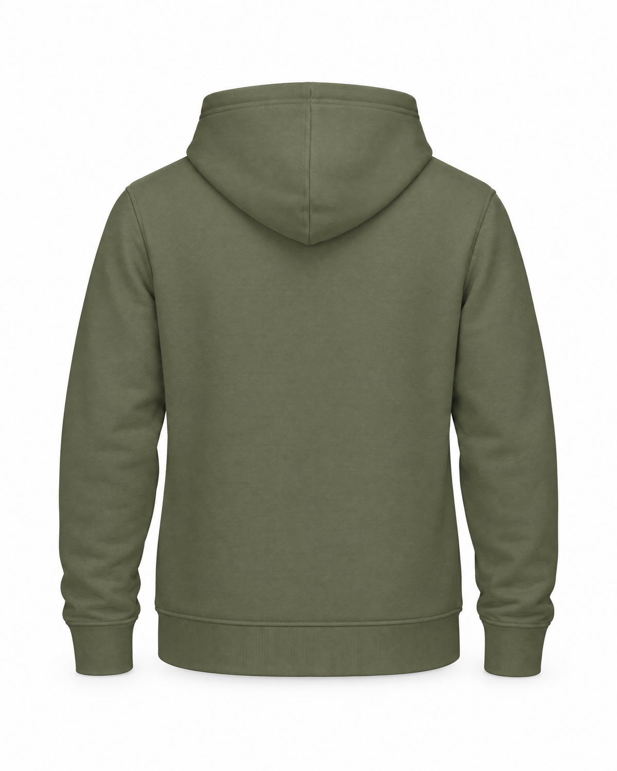 Hoodie Authentic Russell Olive – Rückansicht