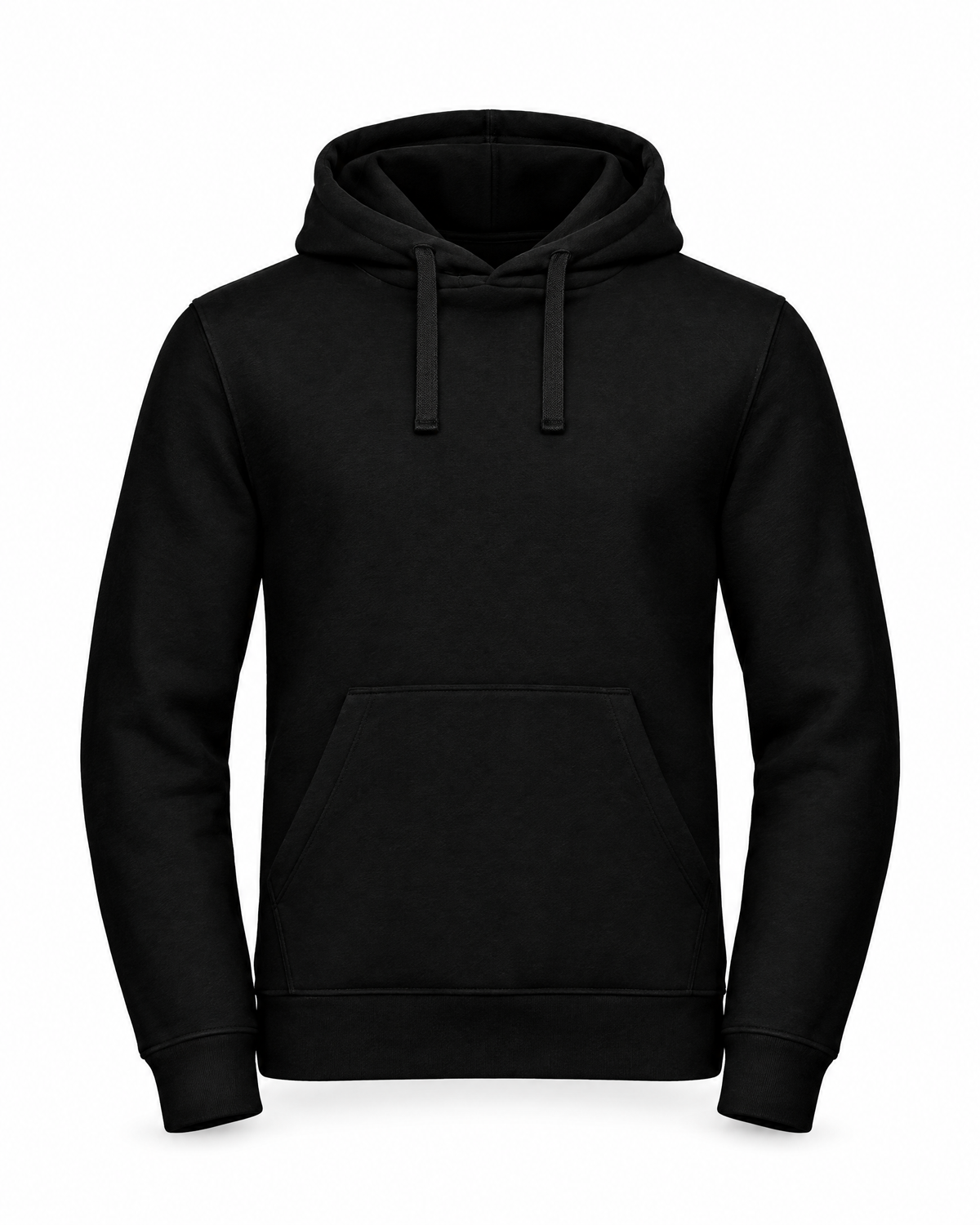 Hoodie Authentic Russell schwarz – Vorderansicht