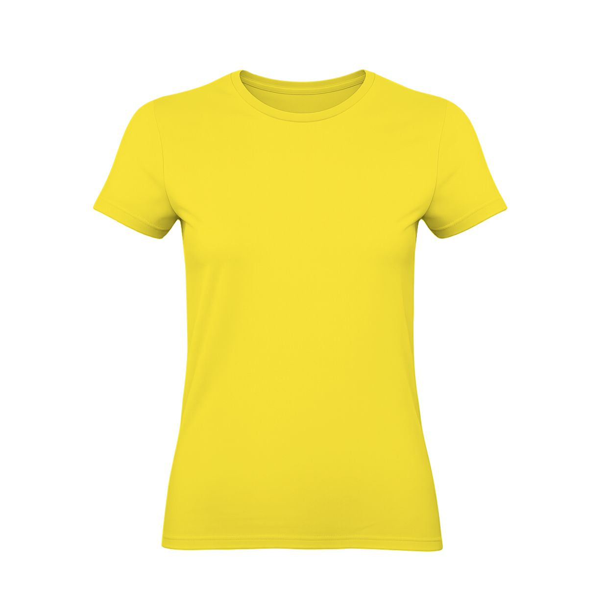 T-Shirt B&C #E190 Damen Solar Yellow