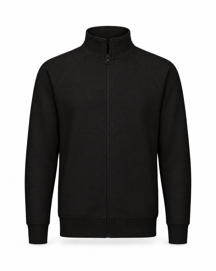 Sweatjacke Ulan Roly schwarz – Vorderansicht