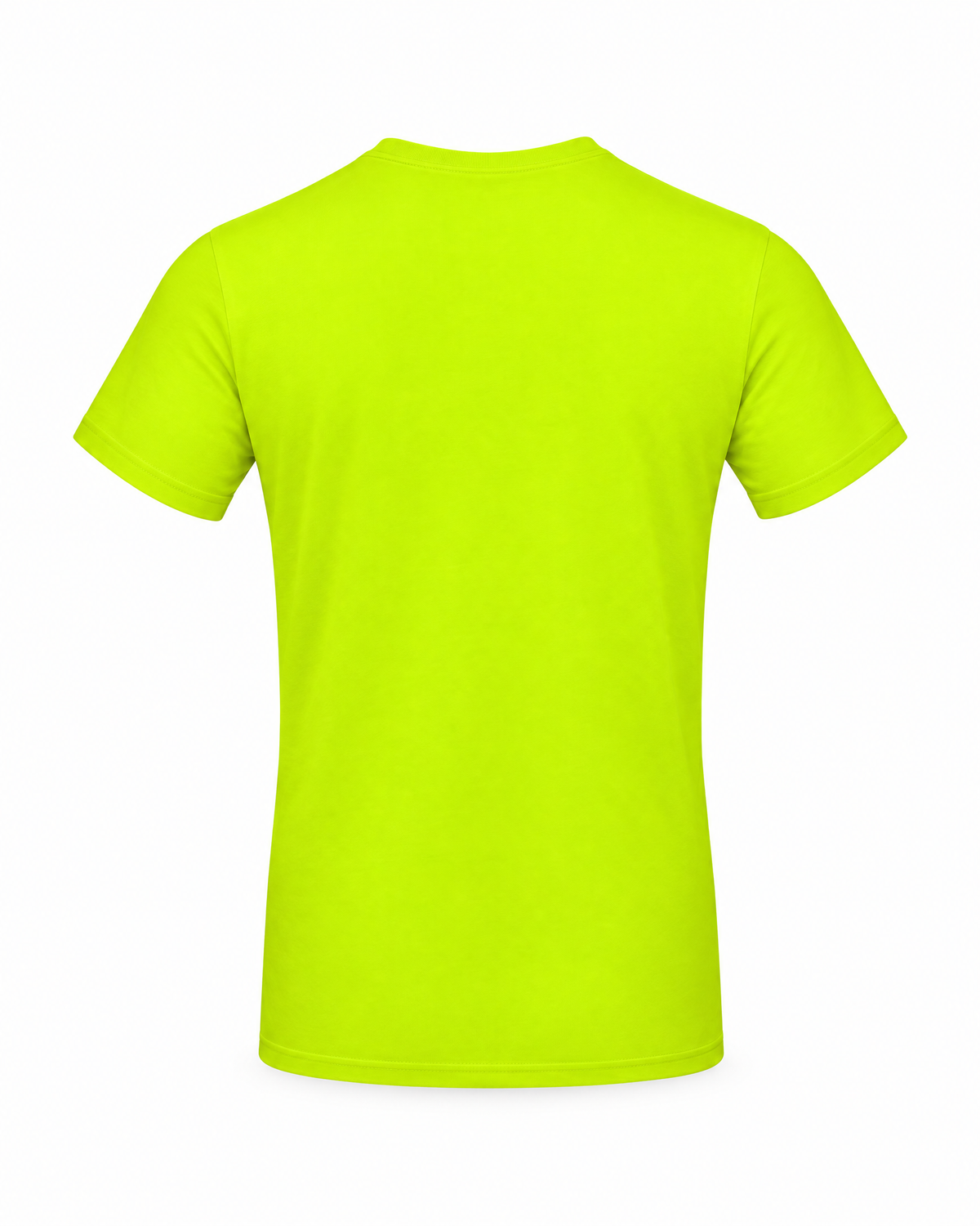T‑Shirt B&C #190 Pixel Lime – Rückansicht