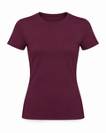 T-Shirt B&C #E190 Damen Burgundy