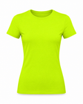 T-Shirt B&C #E190 Damen Pixel Lime