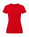T-Shirt B&C #E190 Damen rot
