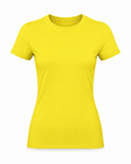 T-Shirt B&C #E190 Damen Solar Yellow