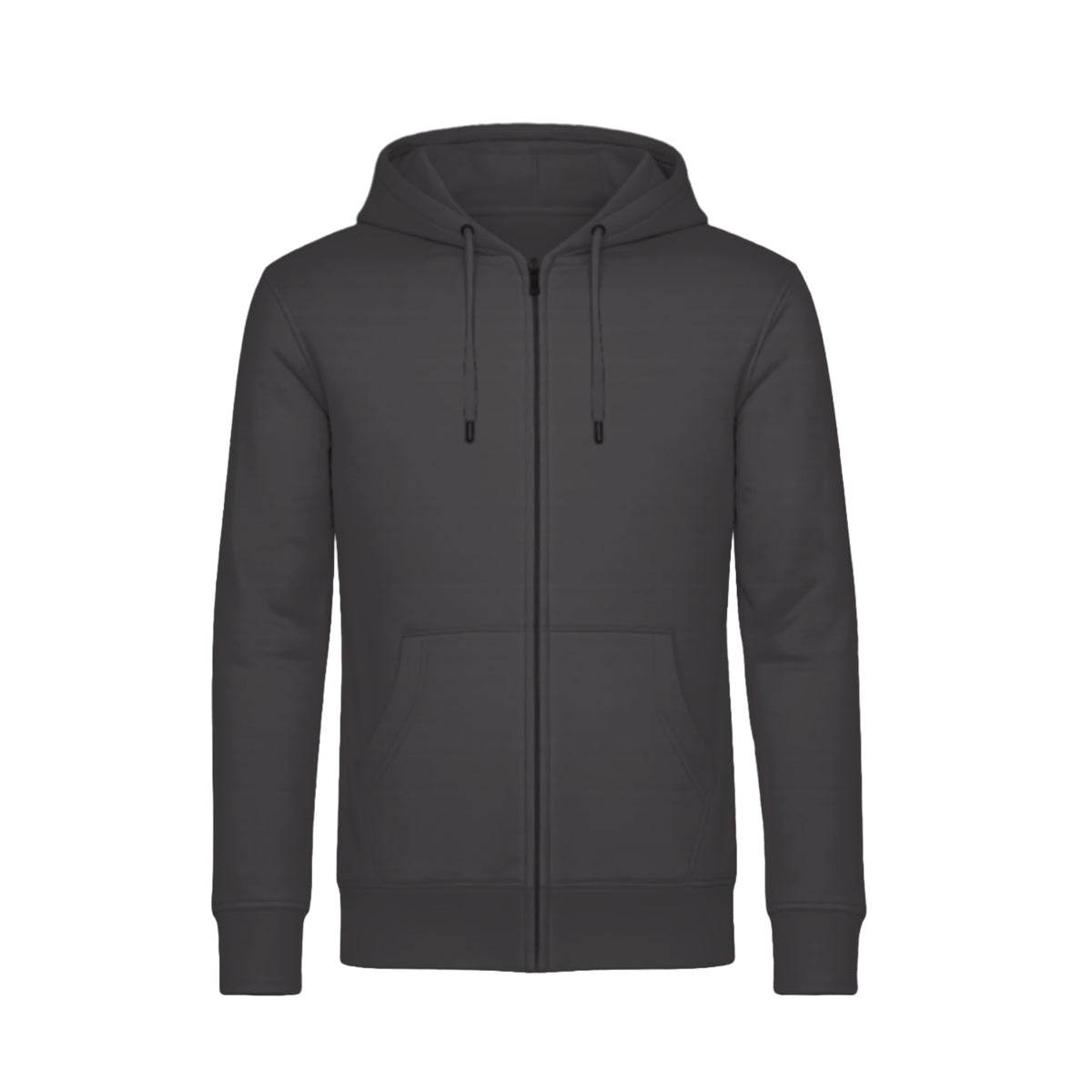 Hoodiejacke King B&C Asphalt