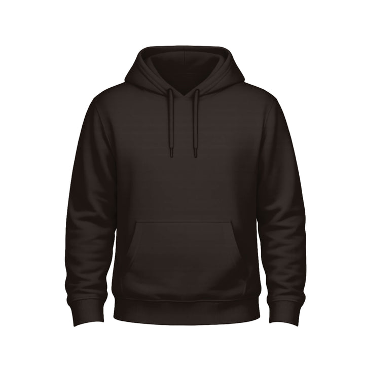 Hoodie JHK Kangaroo schwarz – Vorderansicht