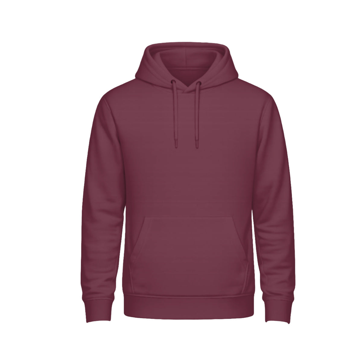 Hoodie College Just Hoods Burgundy Smoke