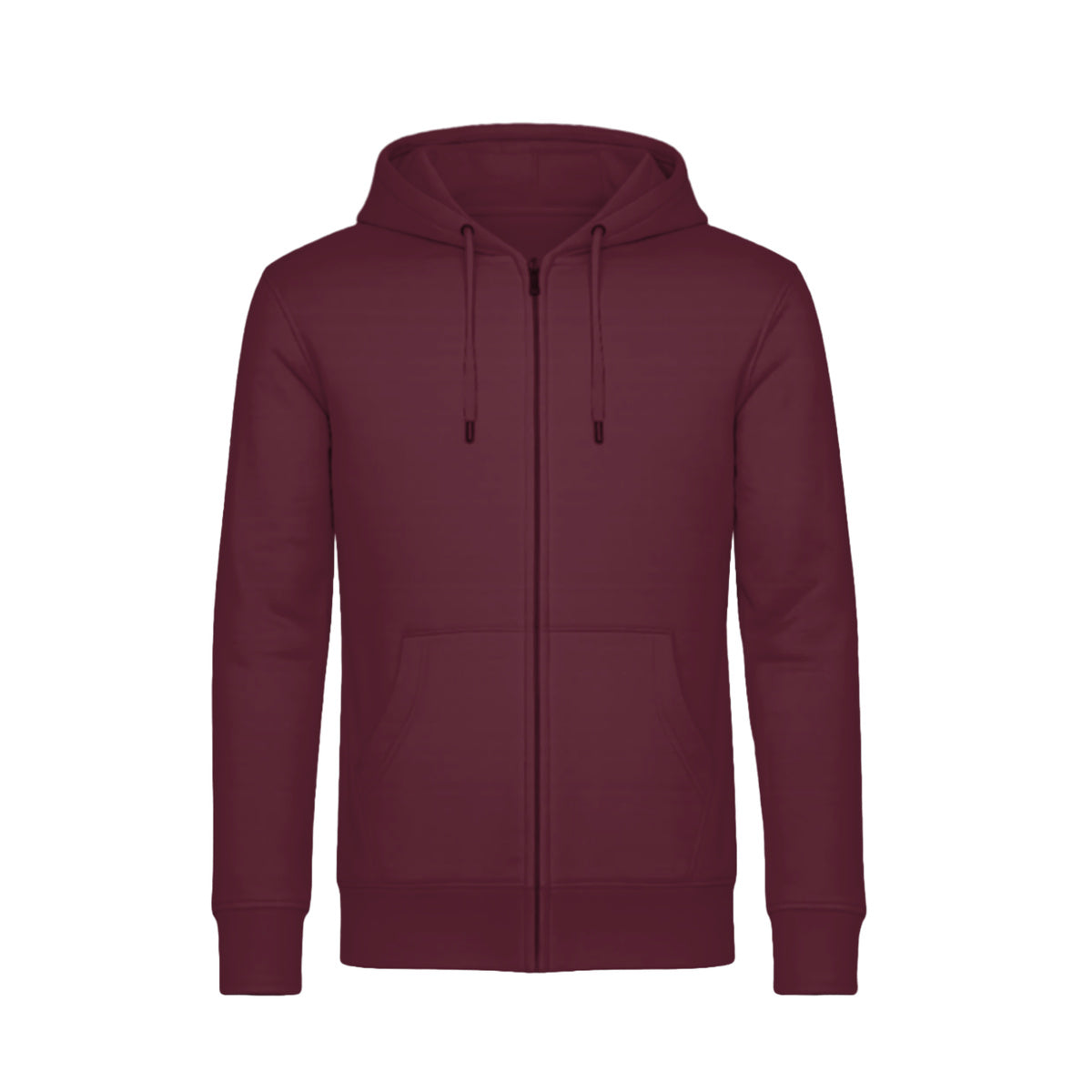 Hoodiejacke King B&C Dark Cherry