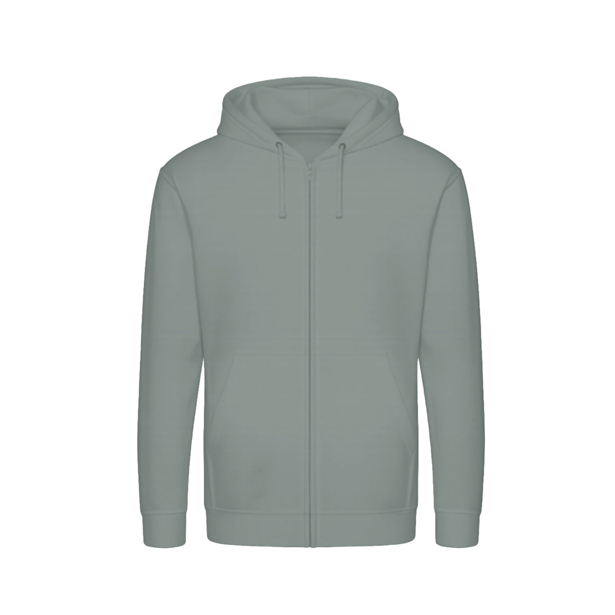 Hoodiejacke Just Hoods Dusty Green