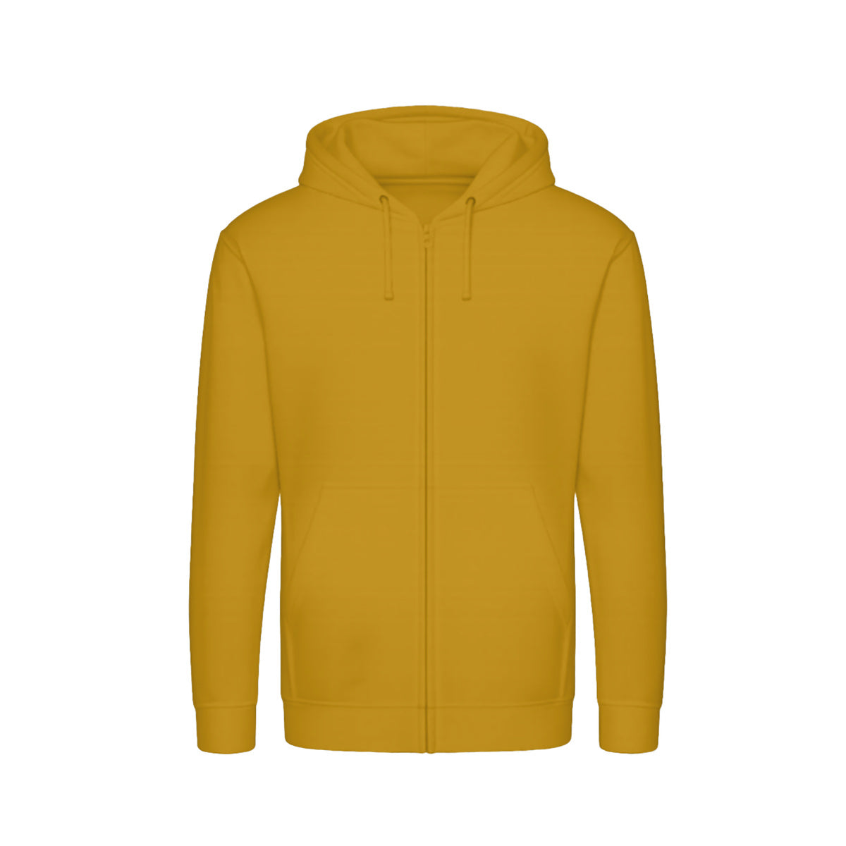 Hoodiejacke Just Hoods Mustard