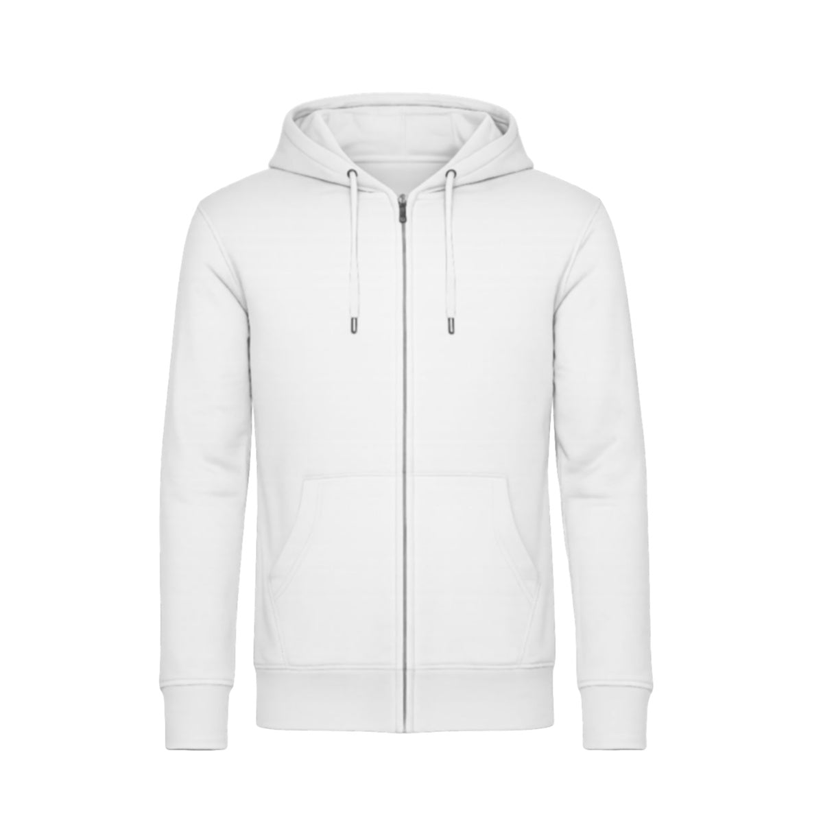 Hoodiejacke King B&C White