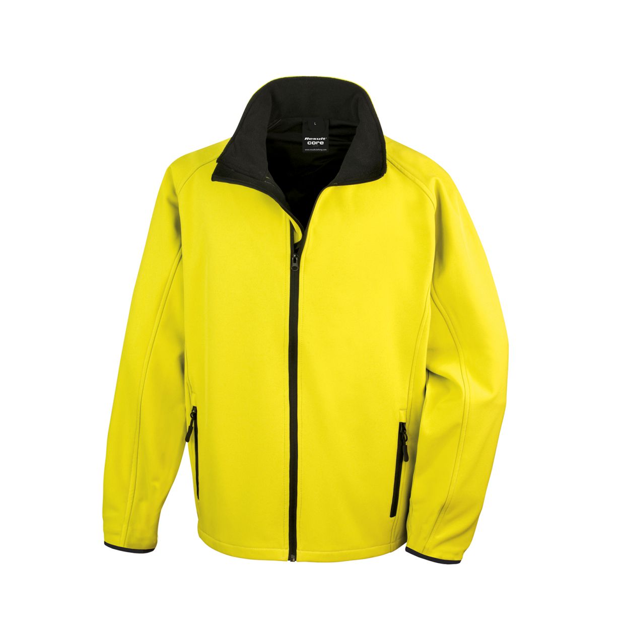 Softshelljacke Core Result Gelb Vorderseite